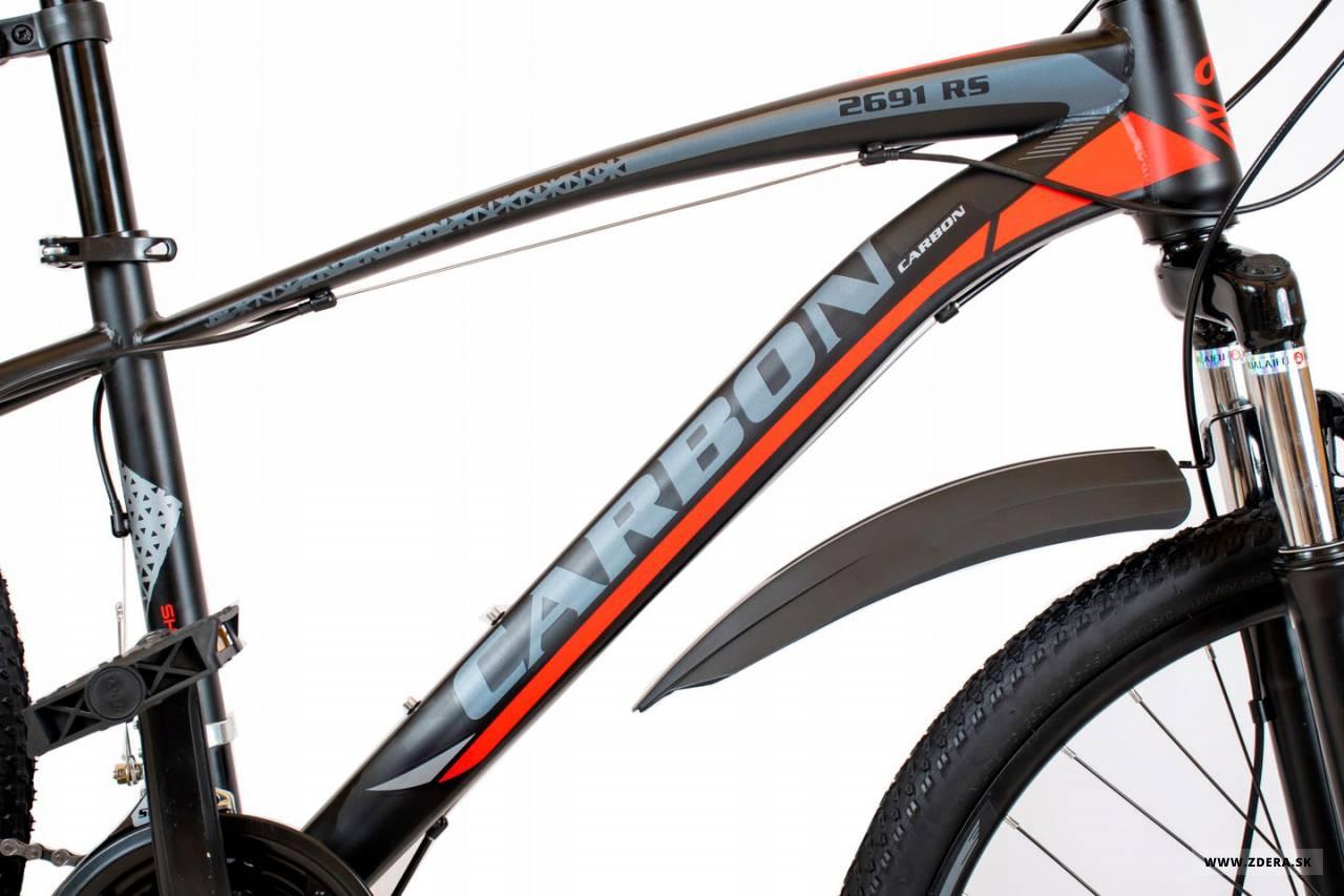 Horský Bicykel 26 MTB - čierna/červená - 15 6