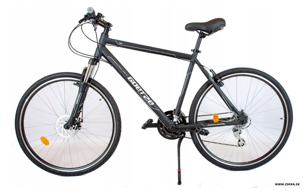 Krosový bicykel 28 GOETZE CRX - veľkosť 21.5 - čierna/matná