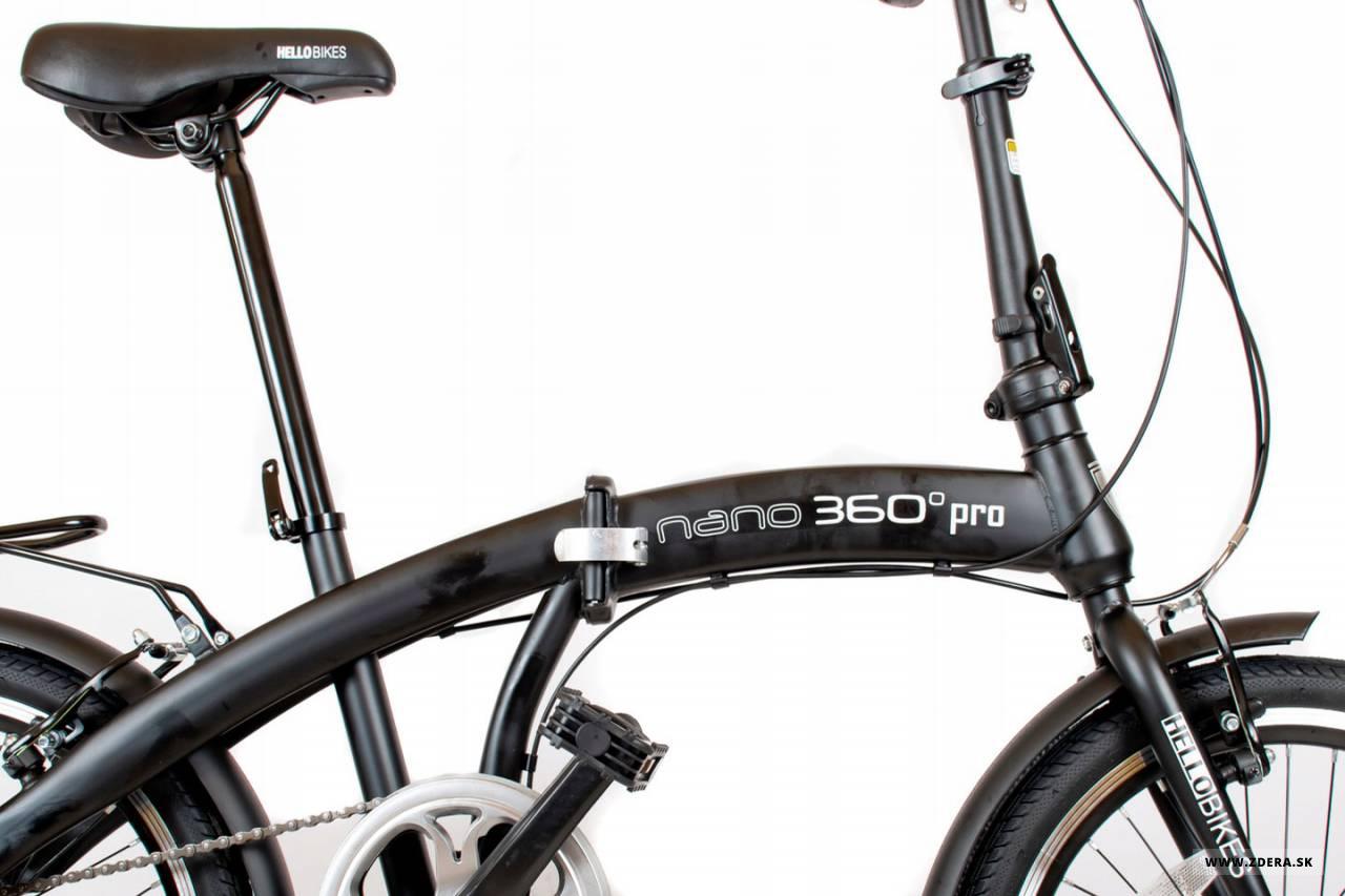 Mestký skladaci bicykel 20 NANO 360° - 12 - čierna 2