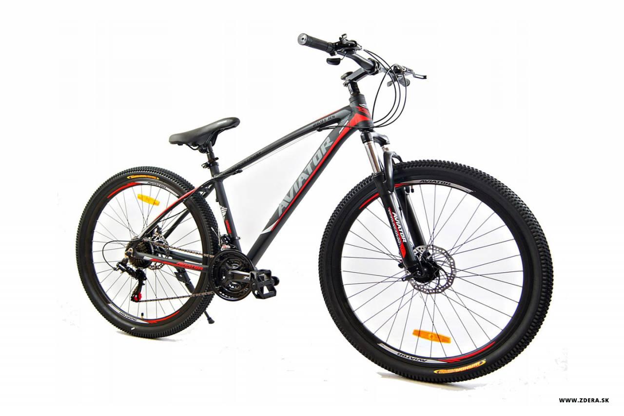 Horský bicykel 27.5 MTB - čierna/červená 3